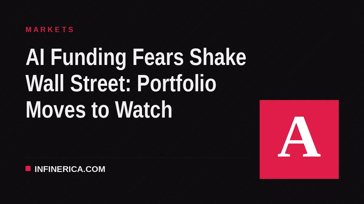 AI Funding Fears Shake Wall Street: Portfolio Moves to Watch
