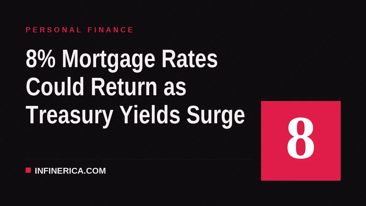 8% Mortgage Rates Could Return as Treasury Yields Surge