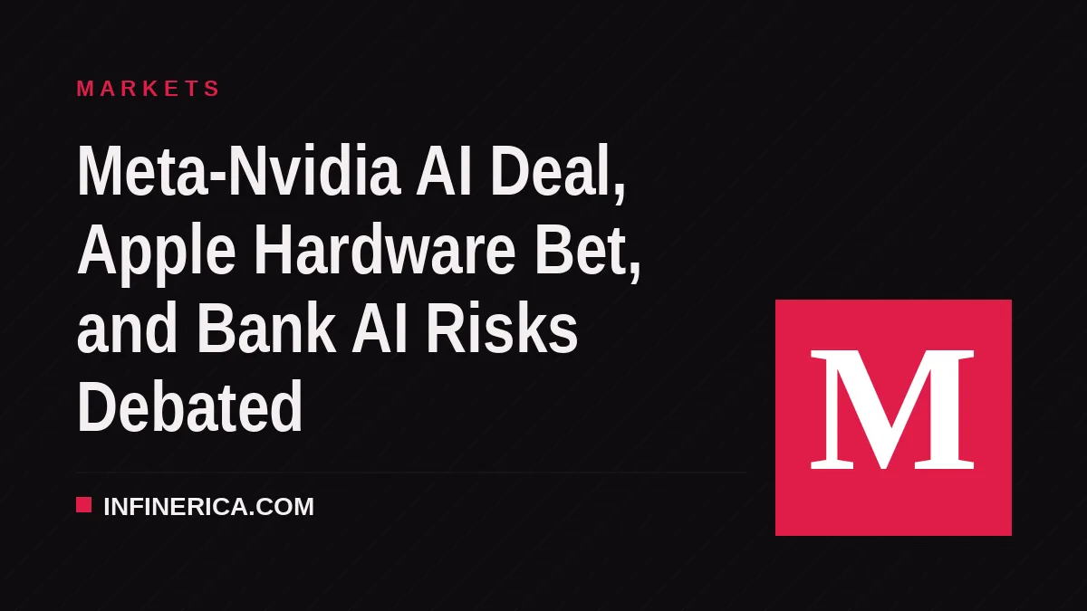 Meta-Nvidia AI Deal, Apple Hardware Bet, and Bank AI Risks Debated