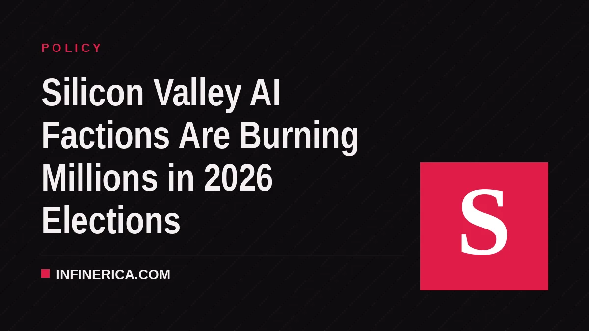 Silicon Valley AI Factions Are Burning Millions in 2026 Elections