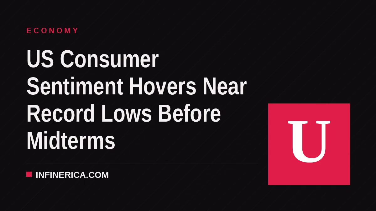 US Consumer Sentiment Hovers Near Record Lows Before Midterms