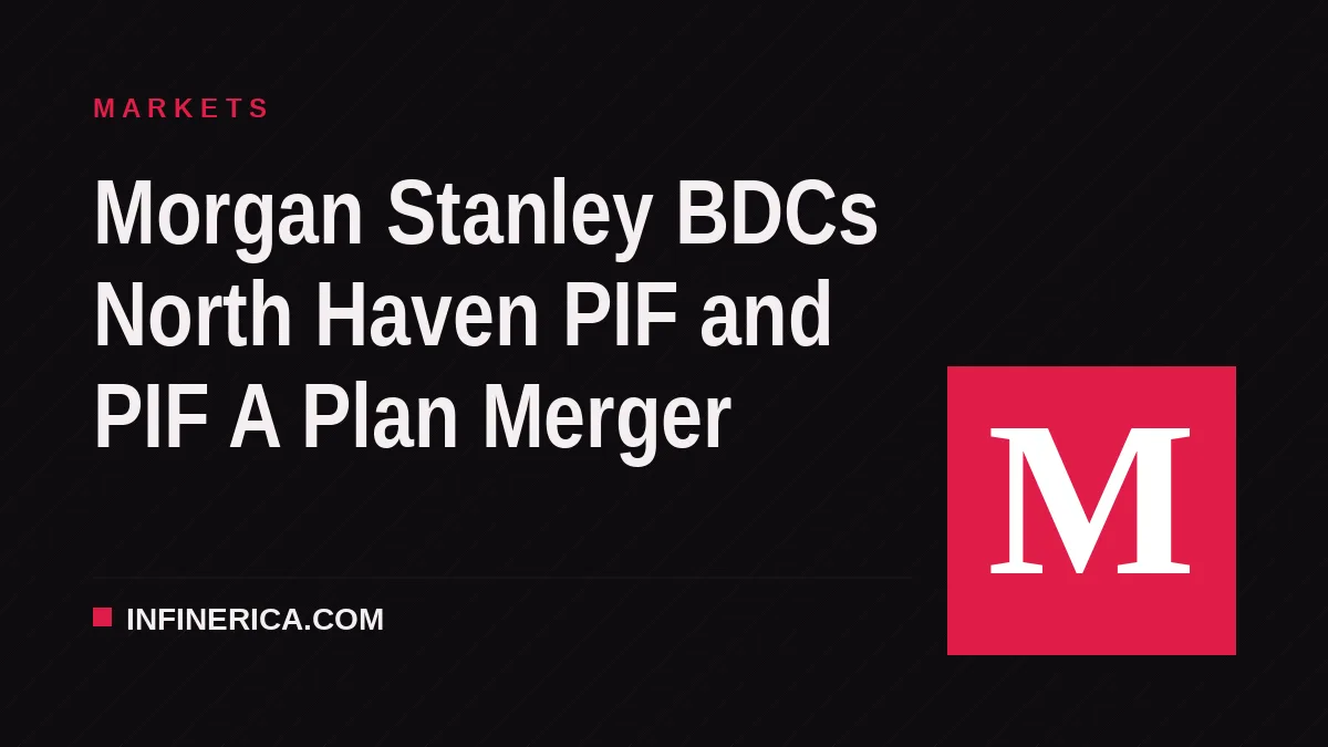 Morgan Stanley BDCs North Haven PIF and PIF A Plan Merger