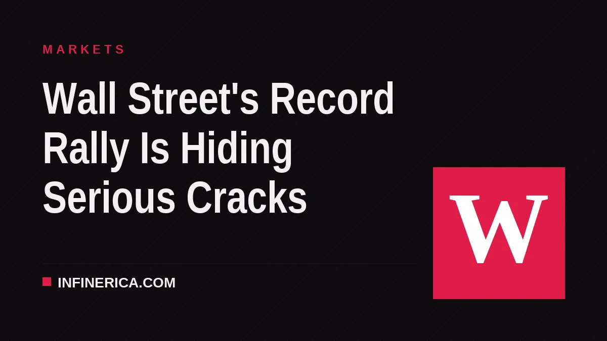 Wall Street's Record Rally Is Hiding Serious Cracks