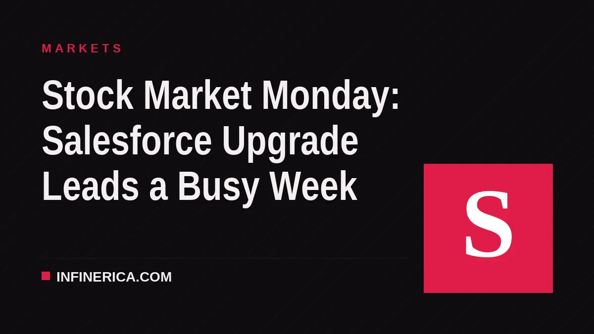 Stock Market Monday: Salesforce Upgrade Leads a Busy Week