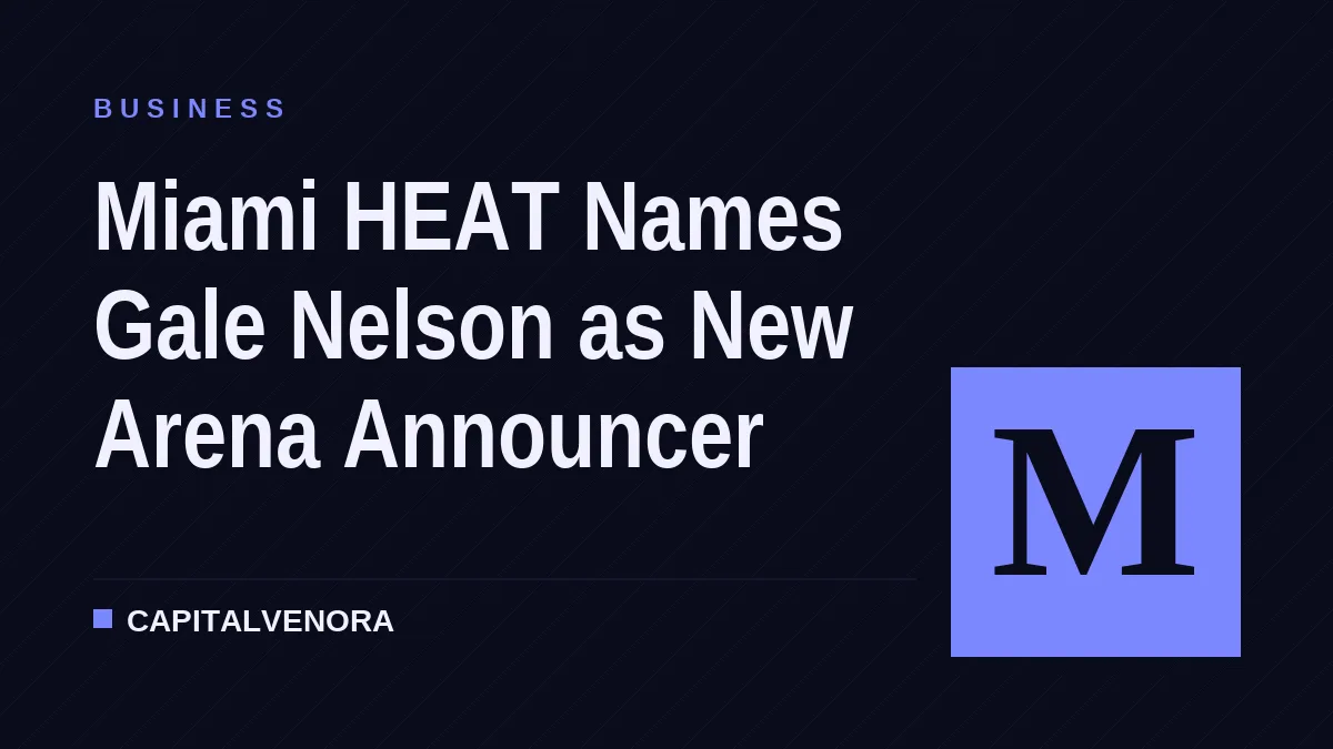 Miami HEAT Names Gale Nelson as New Arena Announcer