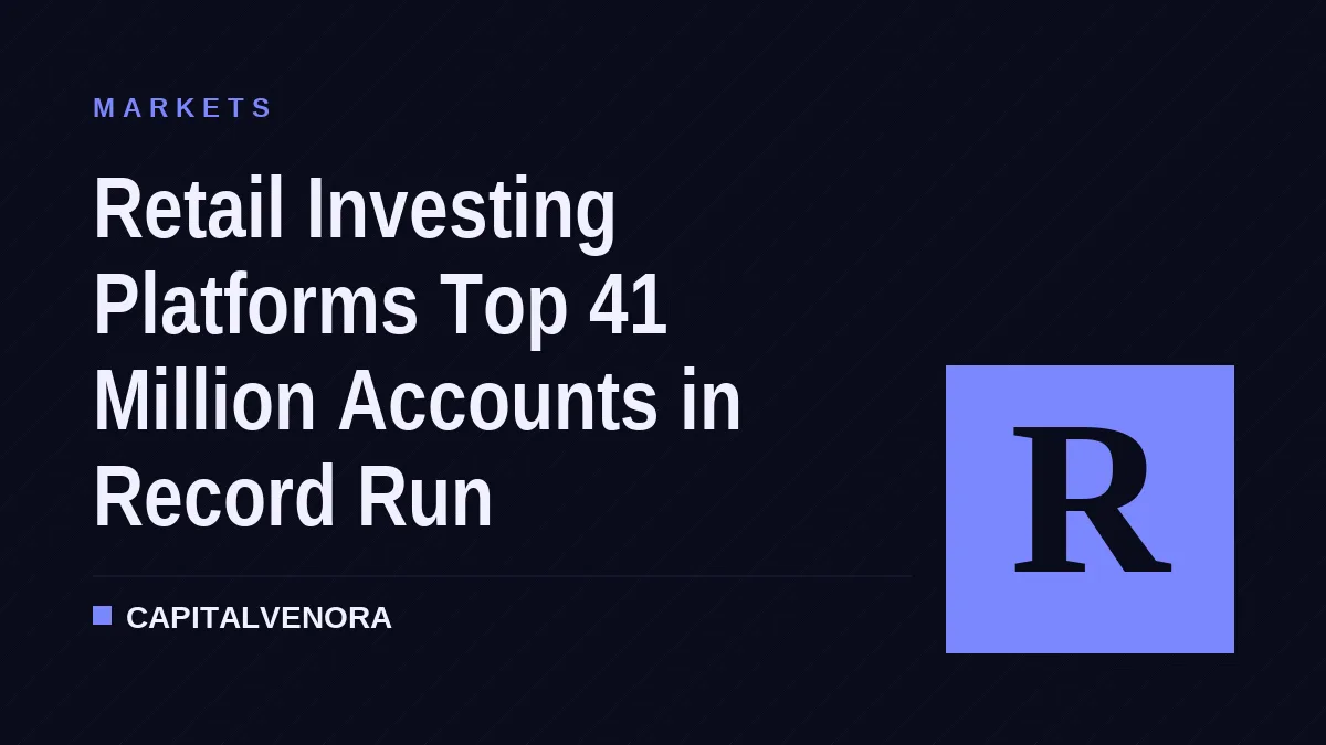 Retail Investing Platforms Top 41 Million Accounts in Record Run