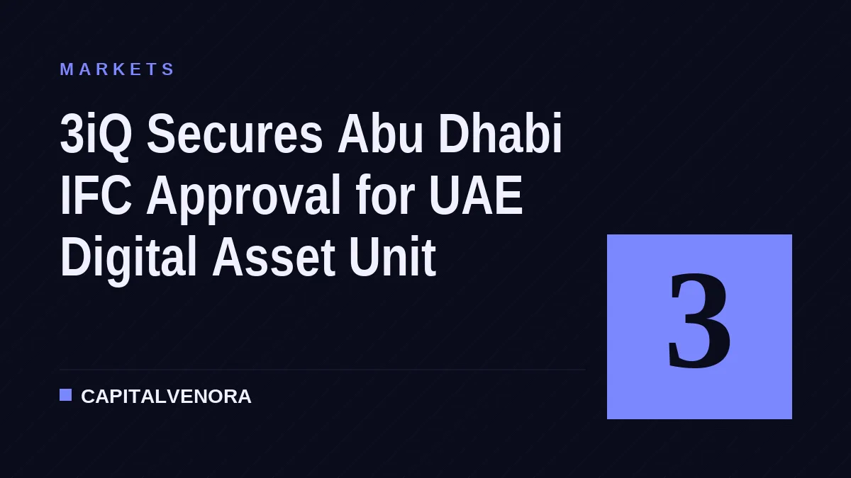 3iQ Wins In-Principle Approval for UAE Category 4 License