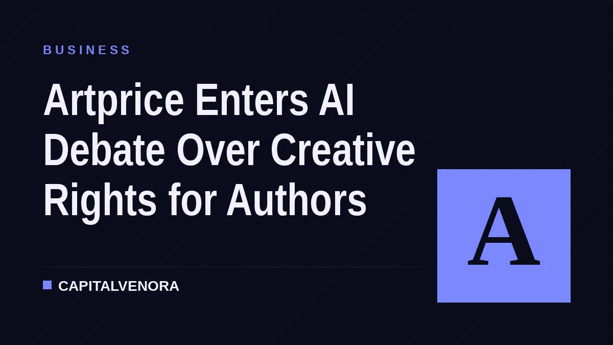 Artprice Enters AI Debate Over Creative Rights for Authors