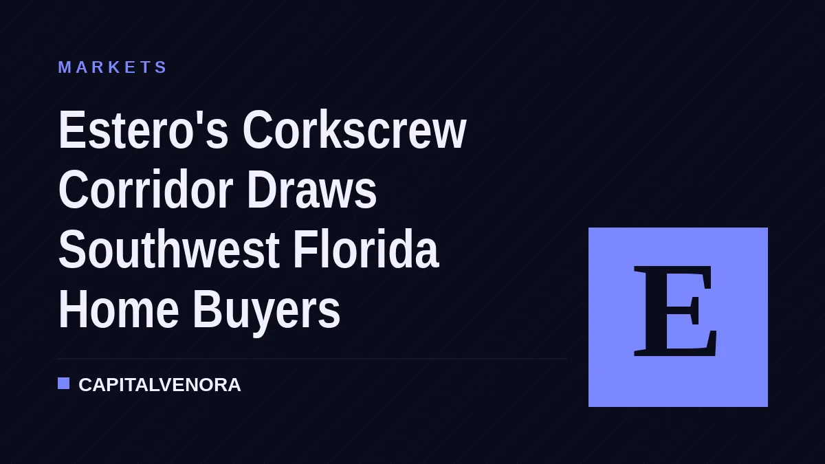 Estero's Corkscrew Corridor Draws Southwest Florida Home Buyers