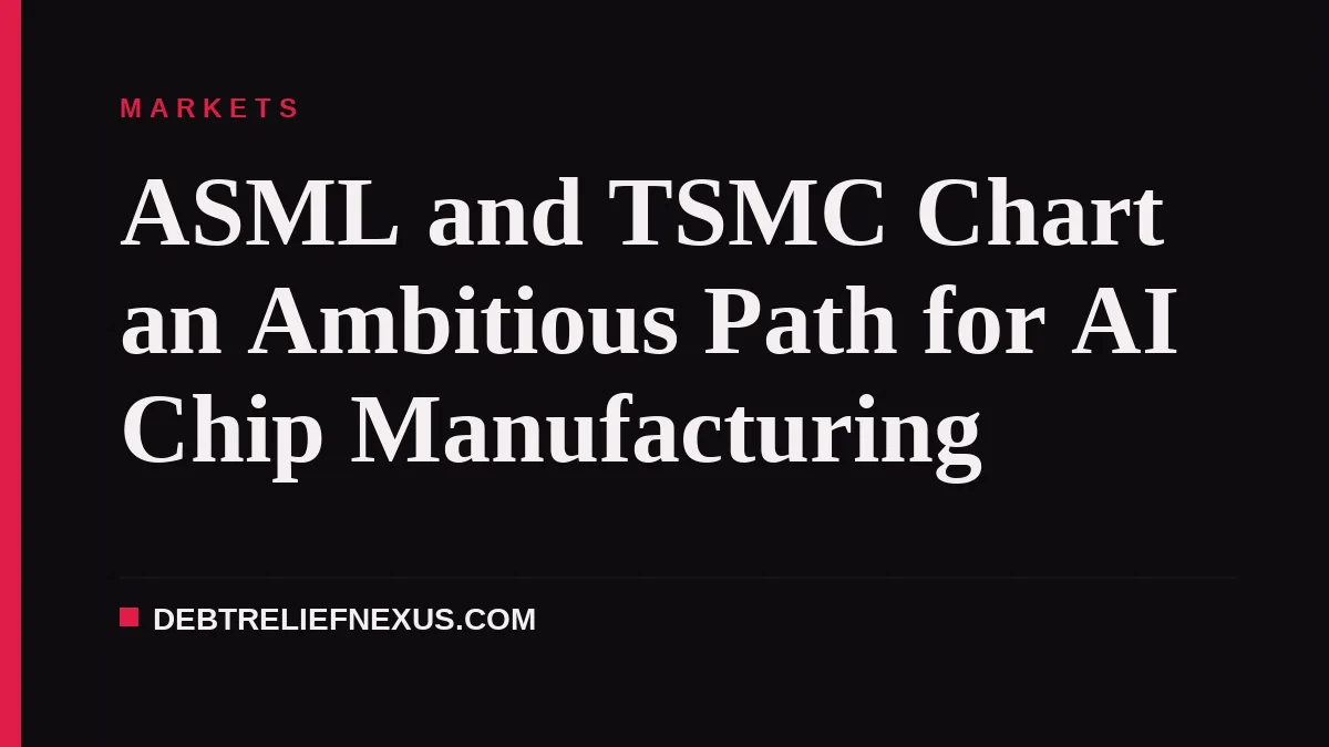 ASML and TSMC Chart an Ambitious Path for AI Chip Manufacturing