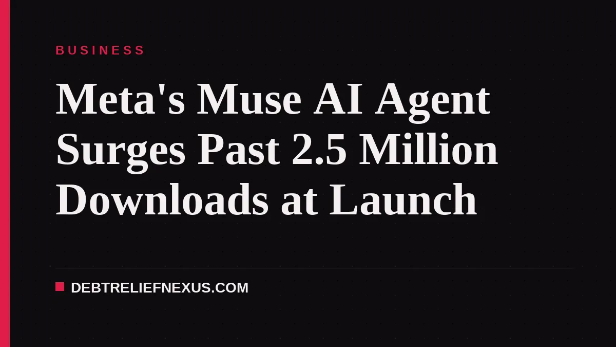 Meta's Muse AI Agent Surges Past 2.5 Million Downloads at Launch