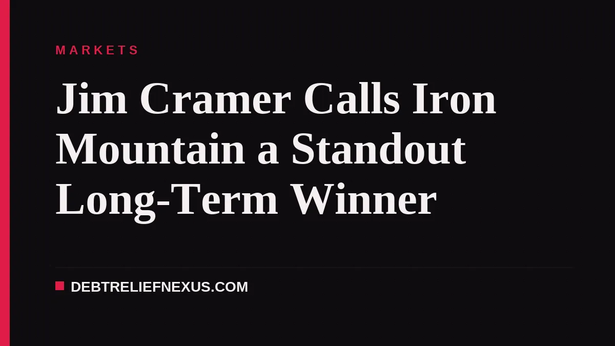 Jim Cramer Calls Iron Mountain a Standout Long-Term Winner