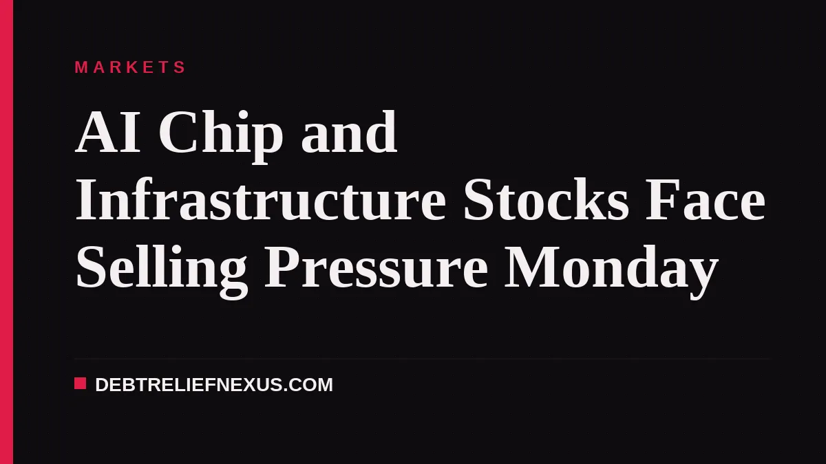 AI Chip and Infrastructure Stocks Face Selling Pressure Monday