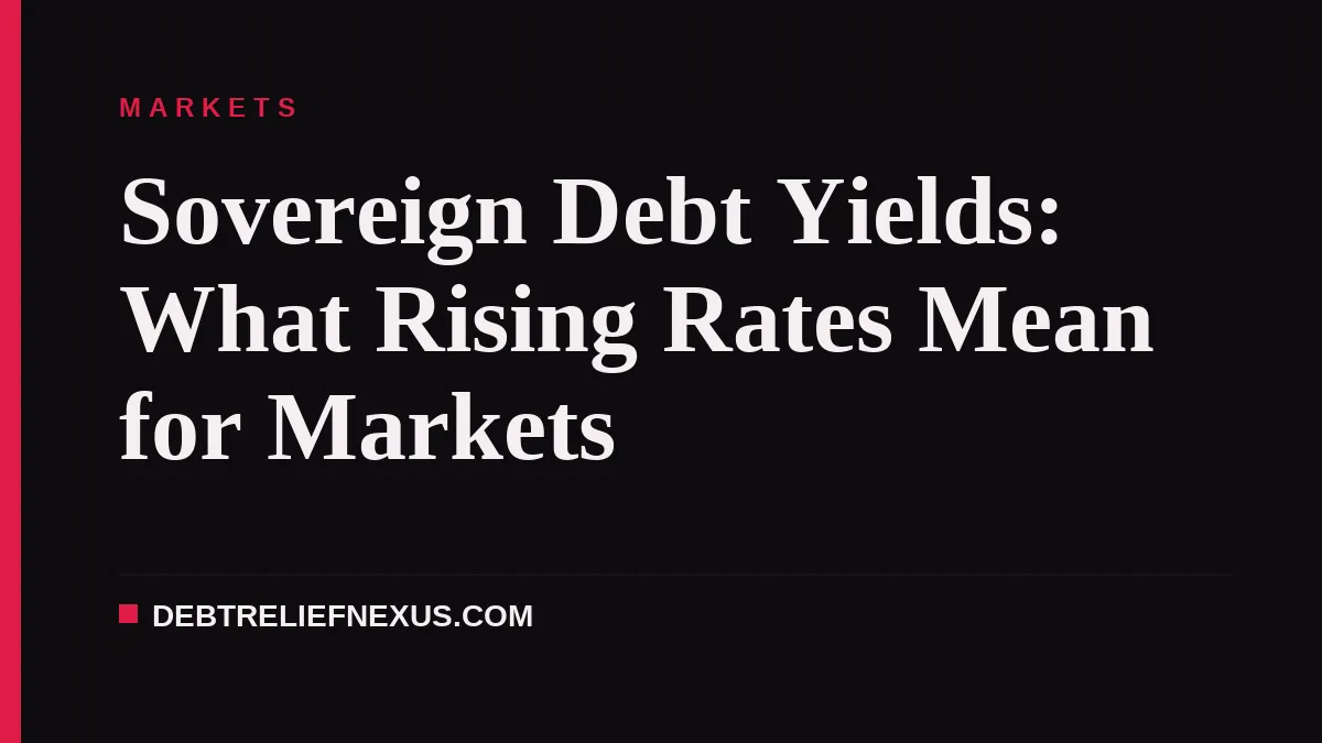 Sovereign Debt Yields: What Rising Rates Mean for Markets