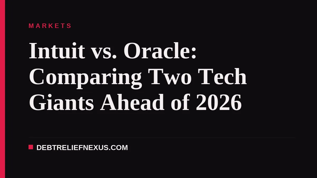 Intuit vs. Oracle: Comparing Two Tech Giants Ahead of 2026