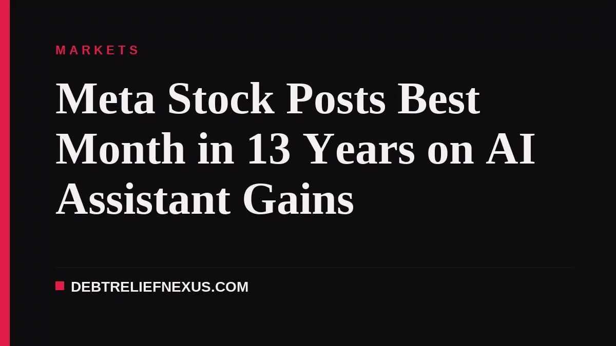 Meta Stock Posts Best Month in 13 Years on AI Assistant Gains