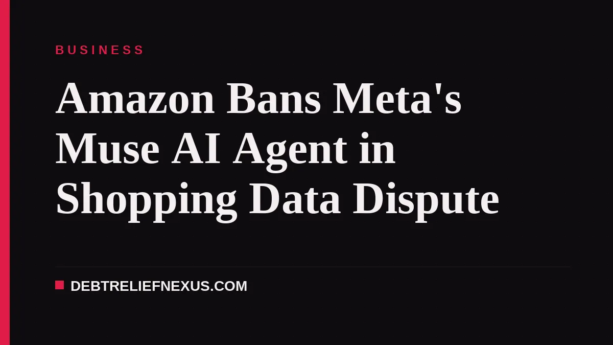 Amazon Bans Meta's Muse AI Agent in Shopping Data Dispute