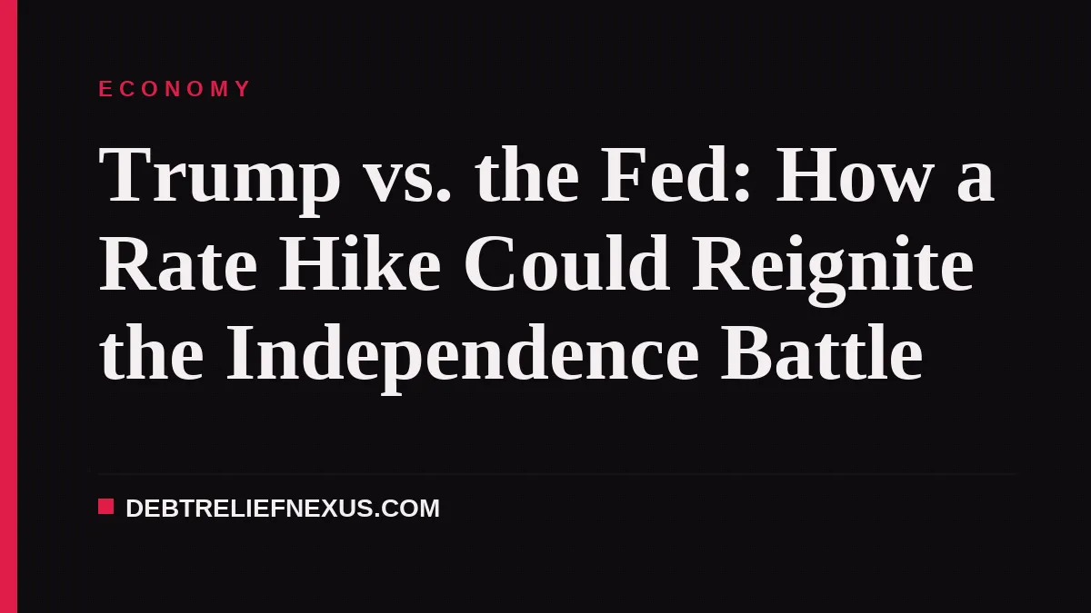 Trump vs. the Fed: How a Rate Hike Could Reignite the Independence Battle