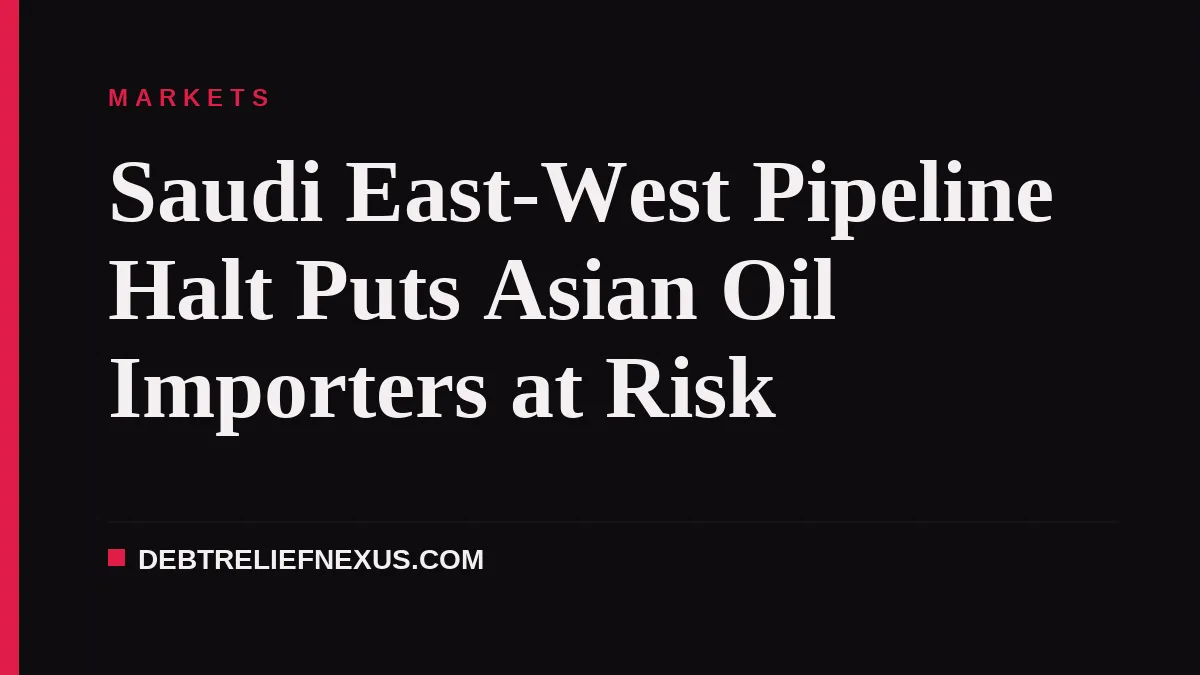 Saudi East-West Pipeline Halt Puts Asian Oil Importers at Risk