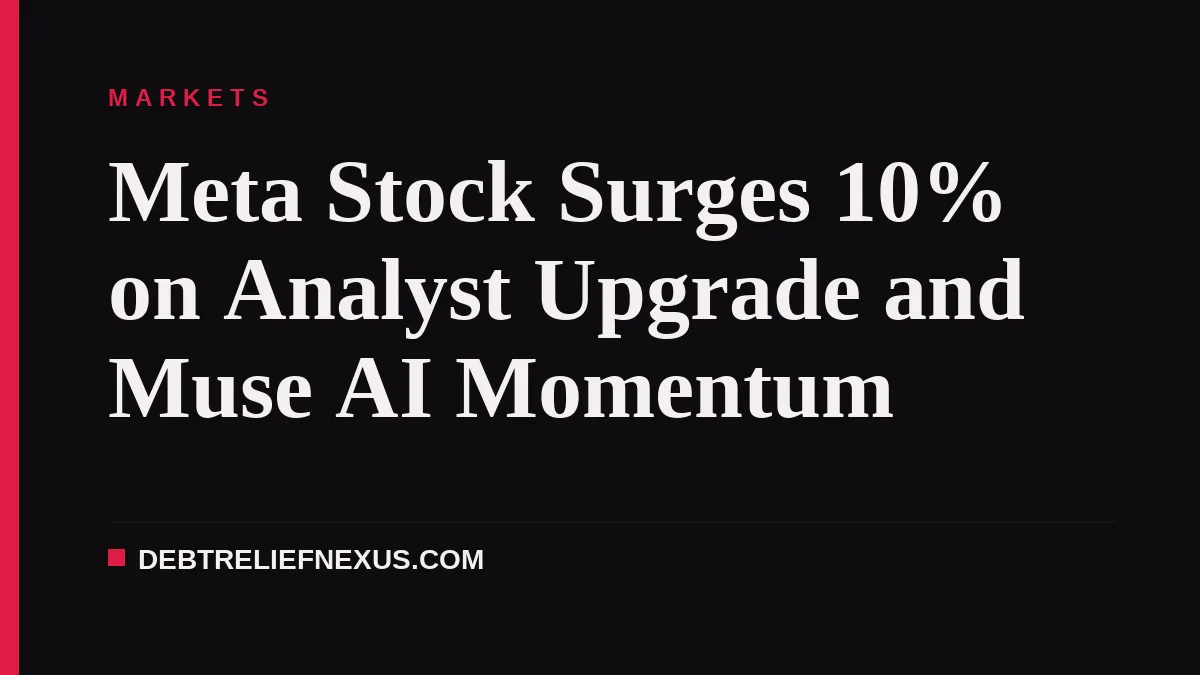 Meta Stock Surges 10% on Analyst Upgrade and Muse AI Momentum