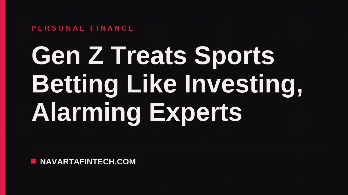 Gen Z Treats Sports Betting Like Investing, Alarming Experts
