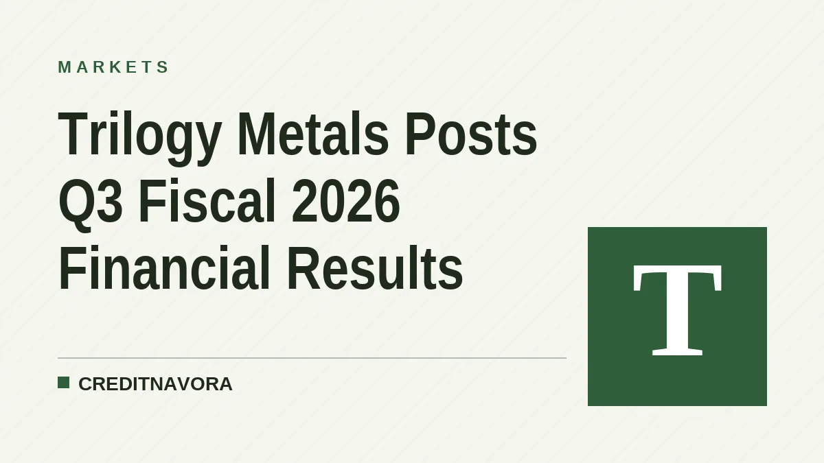 Trilogy Metals Posts Q3 Fiscal 2026 Financial Results
