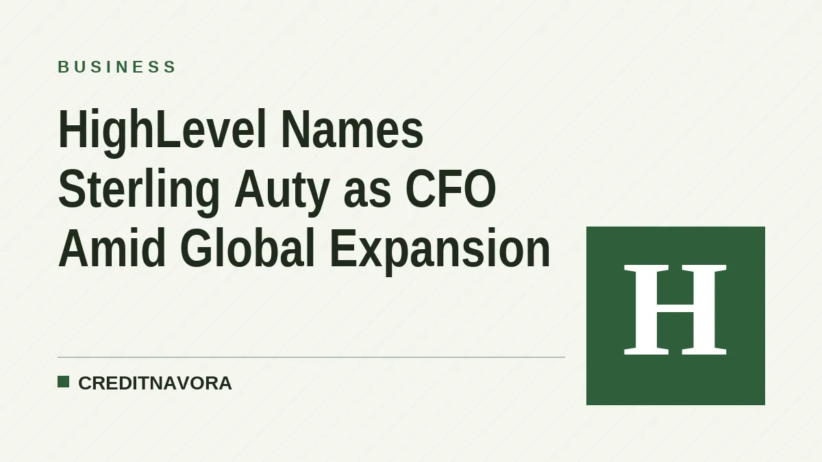 HighLevel Names Sterling Auty as CFO Amid Global Expansion