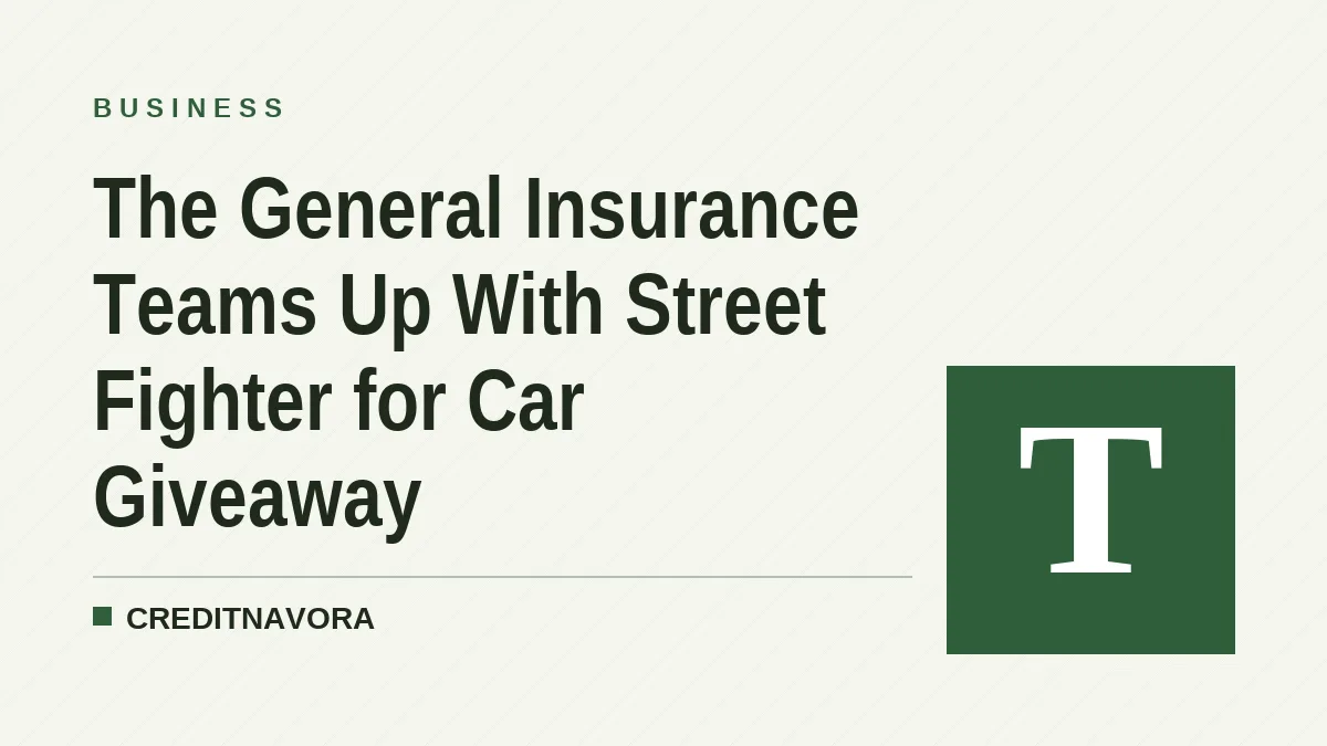 The General Insurance Teams Up With Street Fighter for Car Giveaway