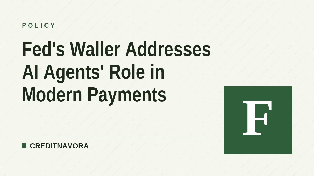 Fed's Waller Addresses AI Agents' Role in Modern Payments