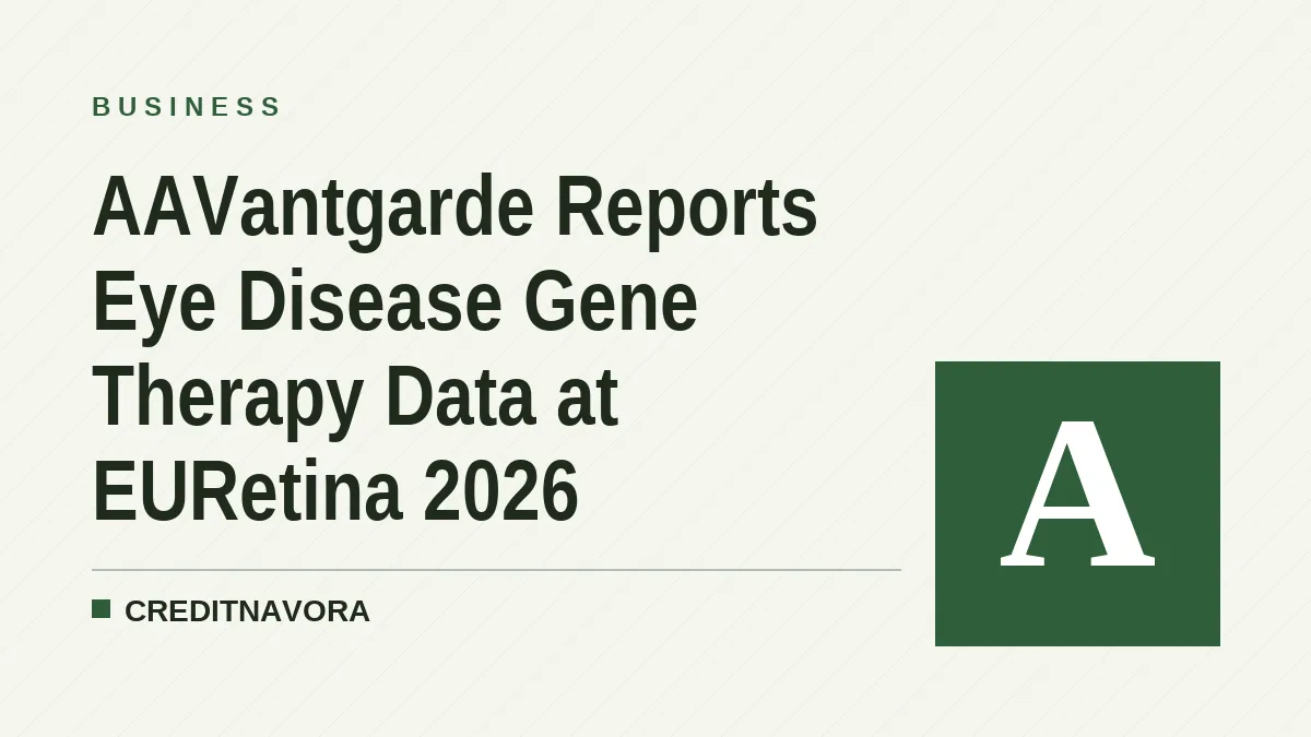AAVantgarde Reports Gene Therapy Trial Data at EURetina 2026
