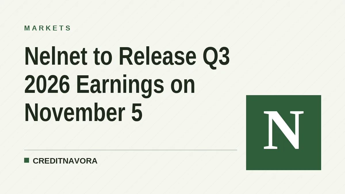 Nelnet to Release Q3 2026 Earnings on November 5
