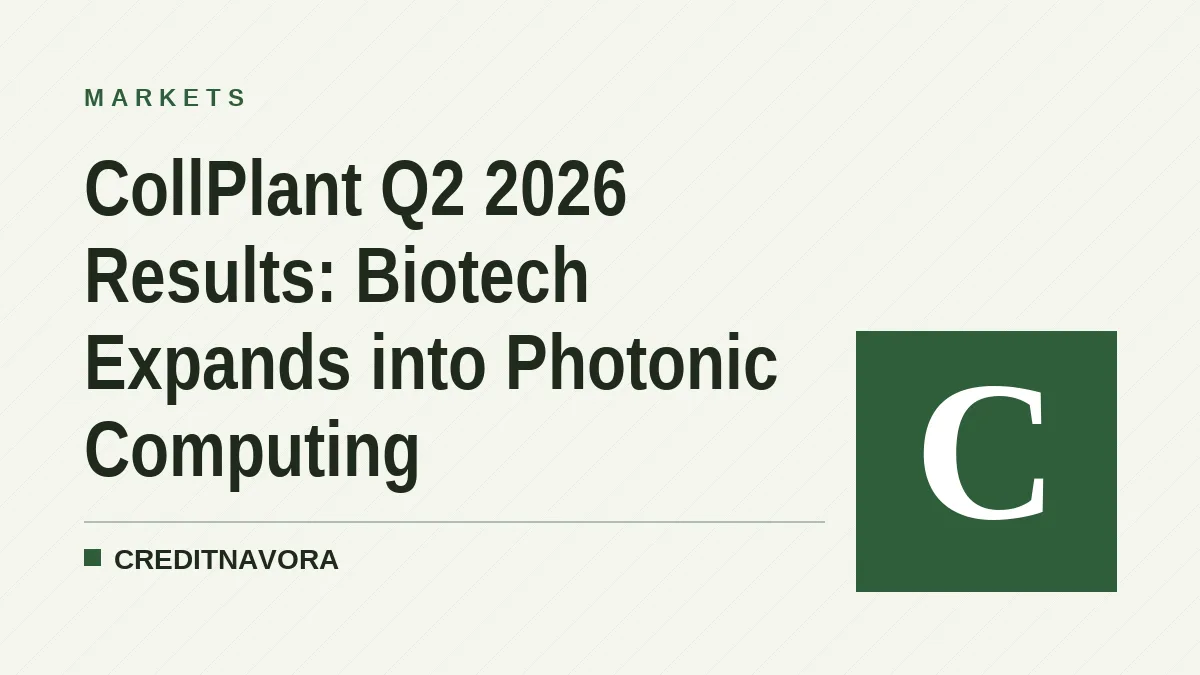 CollPlant Q2 2026 Results: Biotech Expands into Photonic Computing