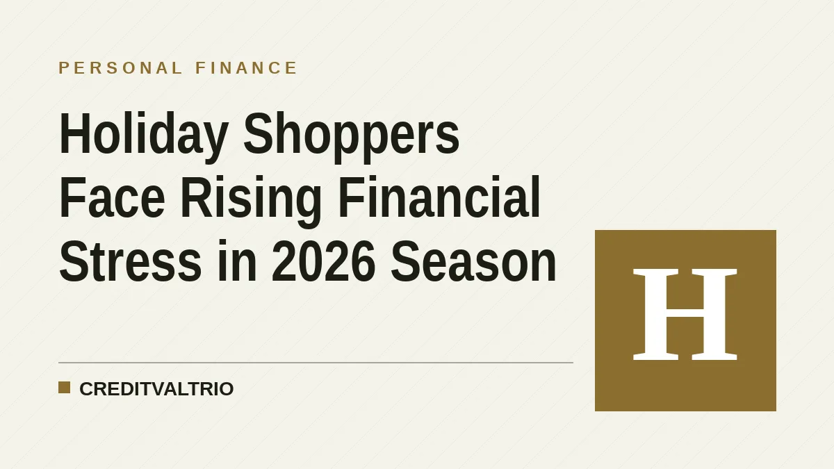Holiday Shoppers Face Rising Financial Stress in 2026 Season