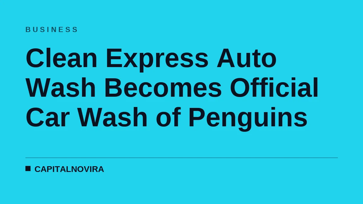 Clean Express Auto Wash Becomes Official Car Wash of Penguins