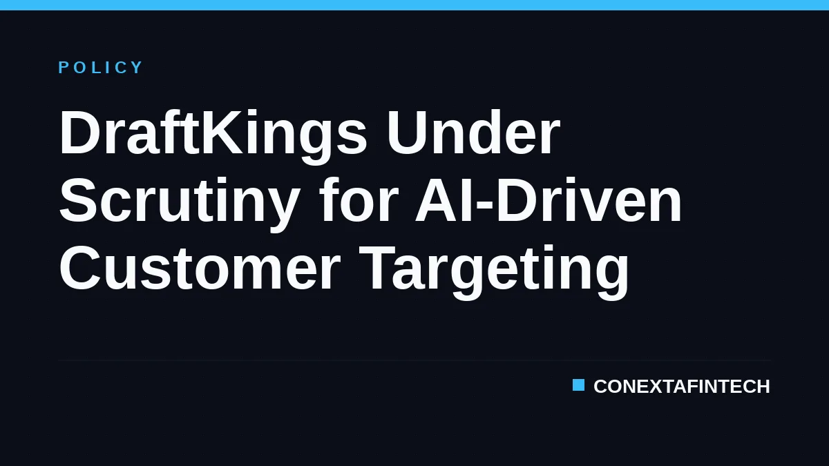 DraftKings Under Scrutiny for AI-Driven Customer Targeting
