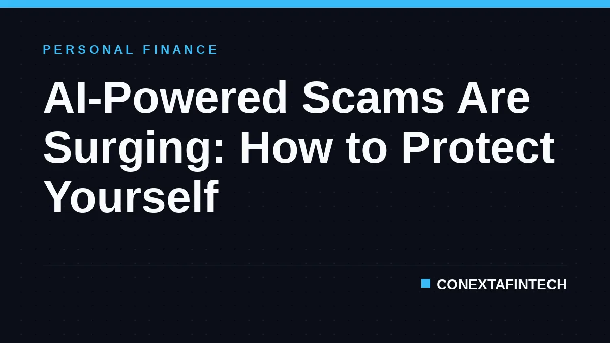 AI-Powered Scams Are Surging: How to Protect Yourself