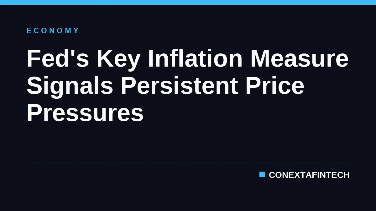 Fed's Key Inflation Measure Signals Persistent Price Pressures