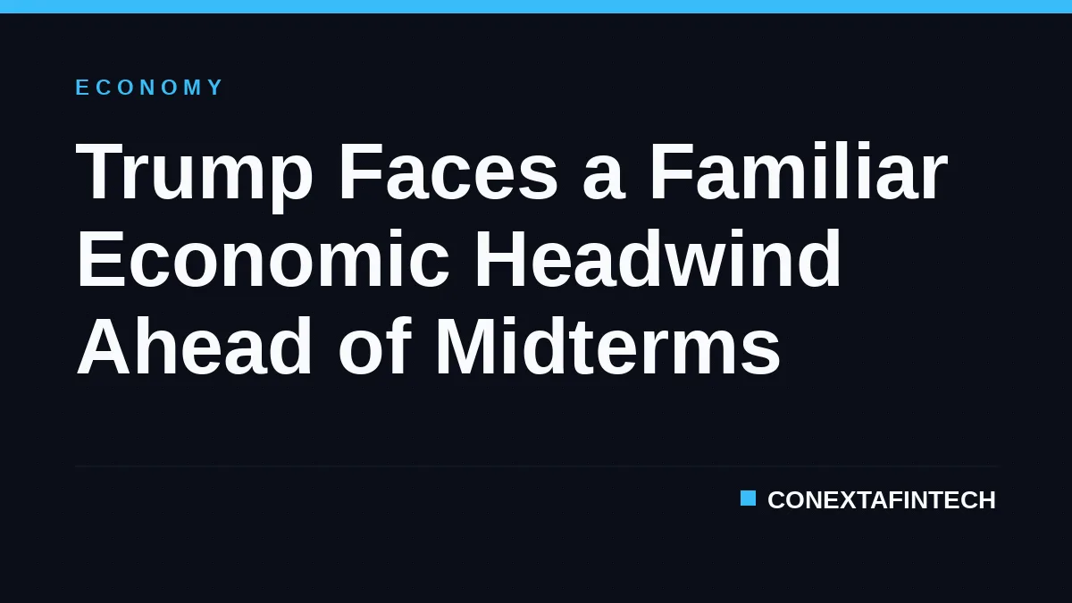 Trump Faces a Familiar Economic Headwind Ahead of Midterms