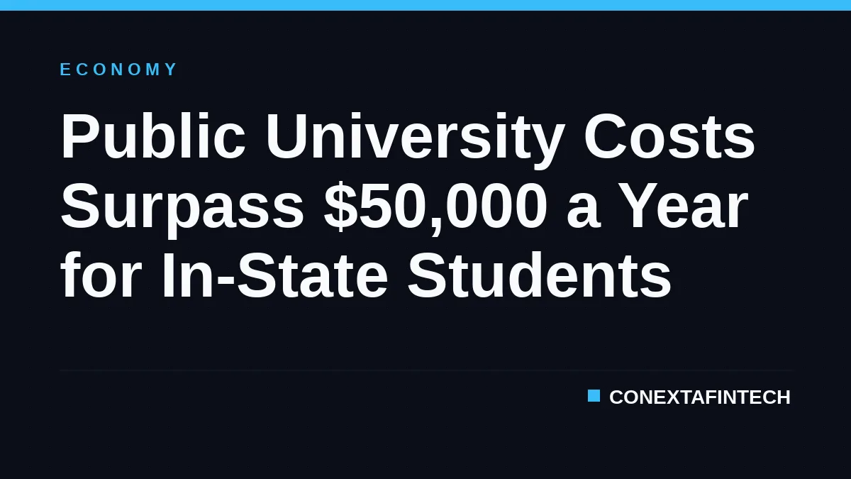 Public University Costs Surpass $50,000 a Year for In-State Students