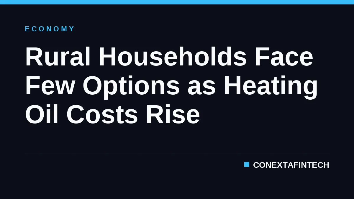 Rural Households Face Few Options as Heating Oil Costs Rise