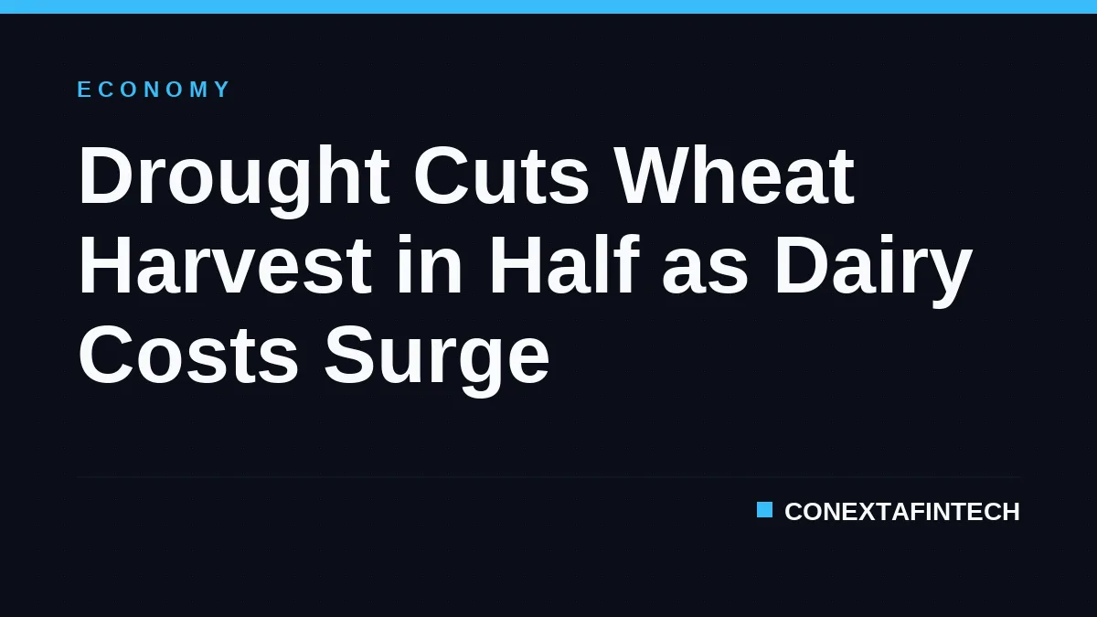 Drought Cuts Wheat Harvest in Half as Dairy Costs Surge