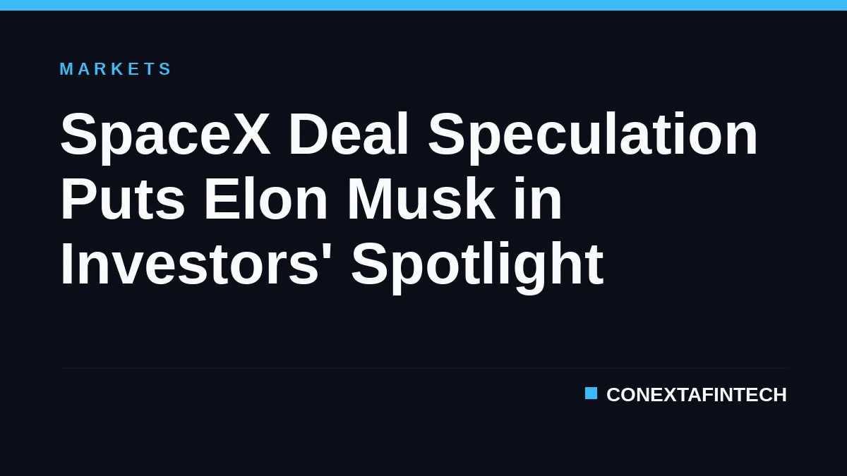 SpaceX Deal Speculation Puts Elon Musk in Investors' Spotlight
