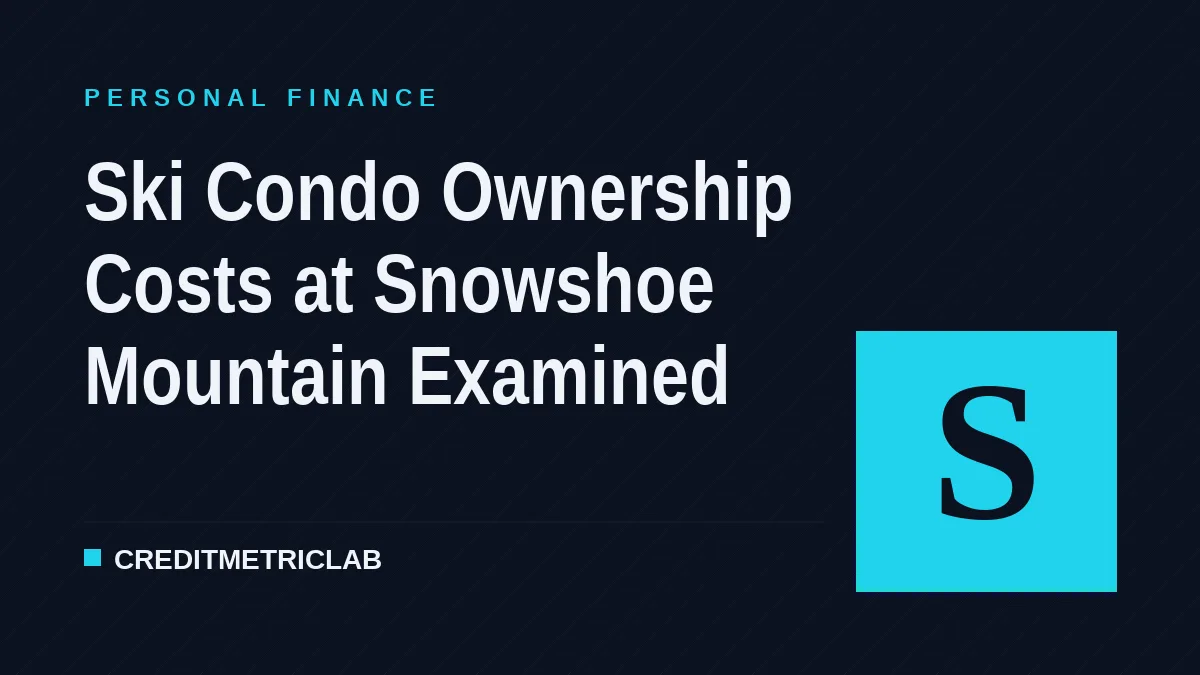Ski Condo Ownership Costs at Snowshoe Mountain Examined