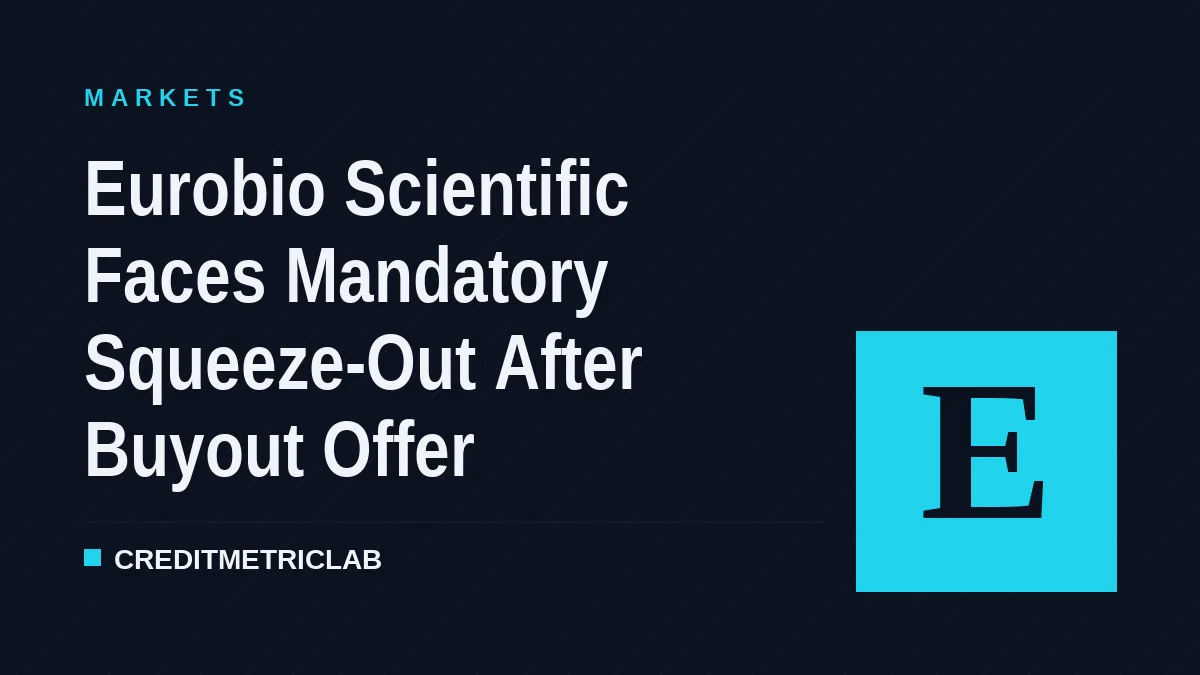Eurobio Scientific Faces Mandatory Squeeze-Out After Buyout Offer