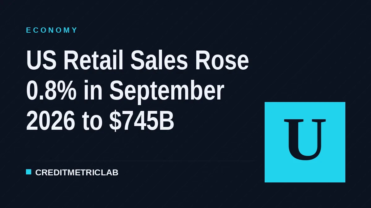 US Retail Sales Rose 0.8% in September 2026 to $745B
