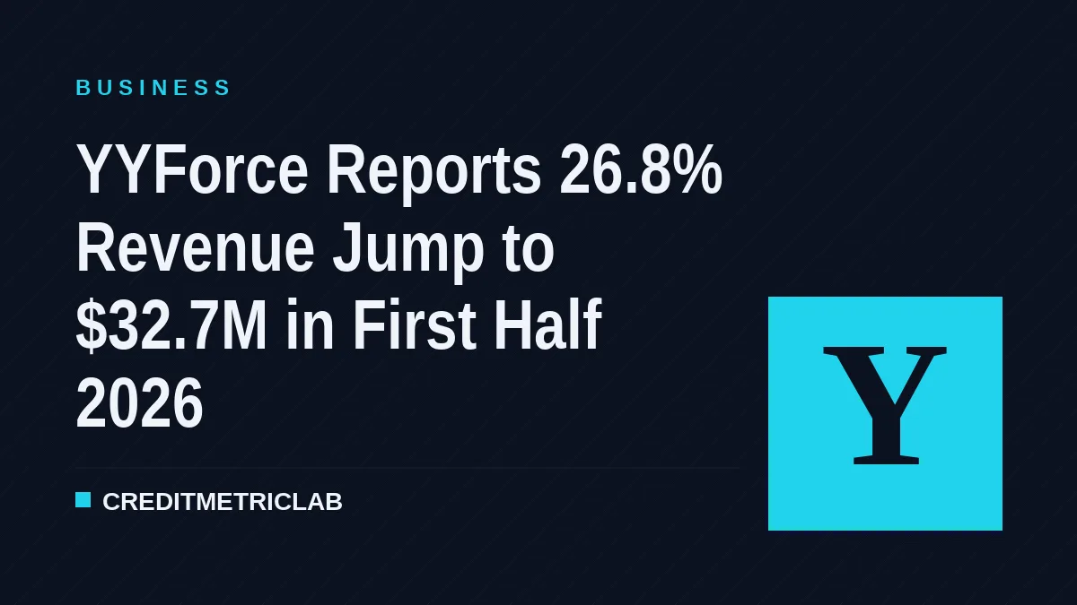 YYForce Reports 26.8% Revenue Jump to $32.7M in First Half 2026