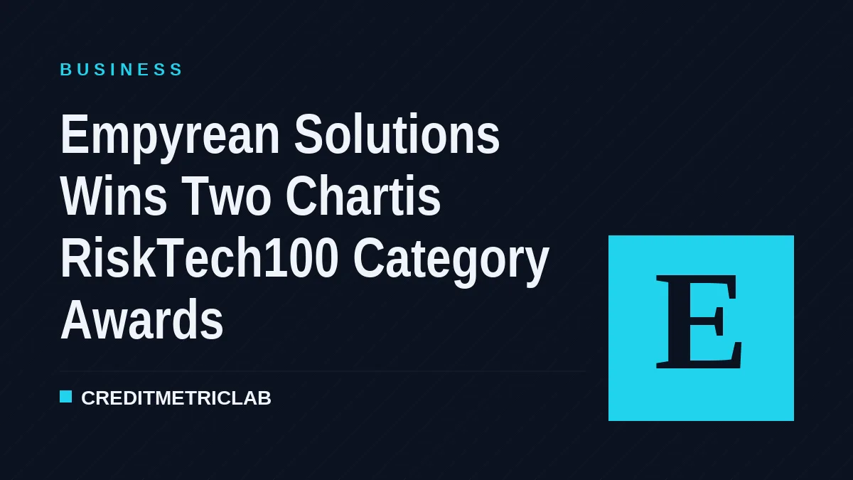 Empyrean Solutions Wins Two Chartis RiskTech100 Category Awards