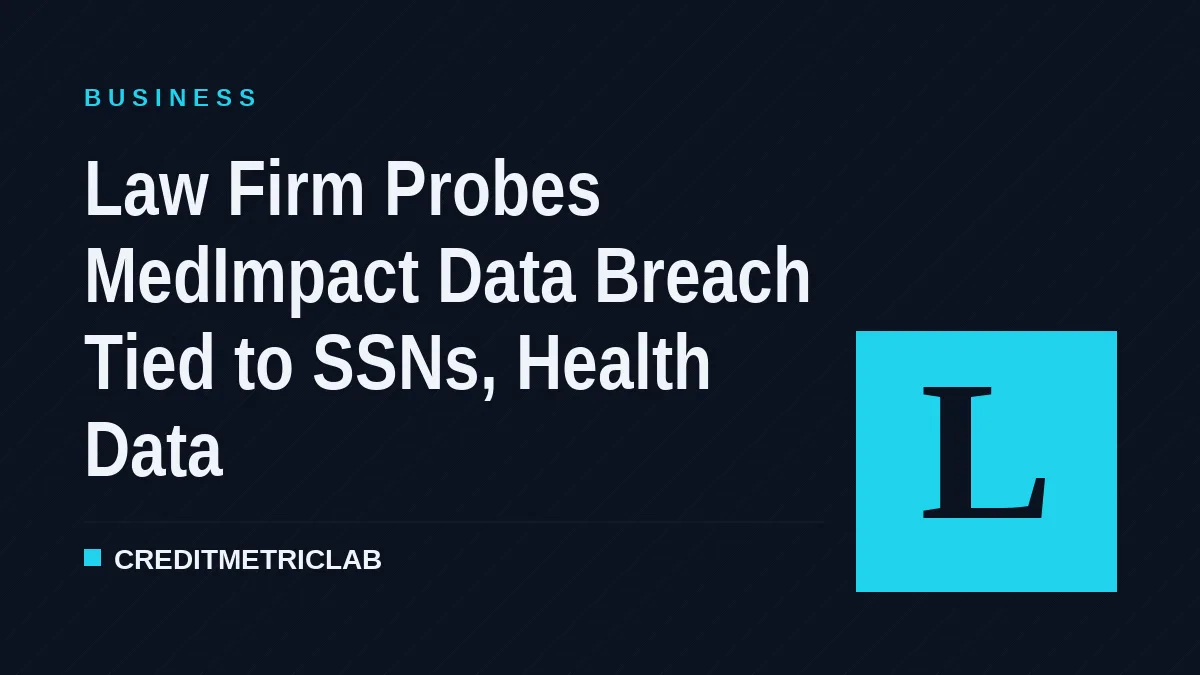 Law Firm Probes MedImpact Data Breach Tied to SSNs, Health Data
