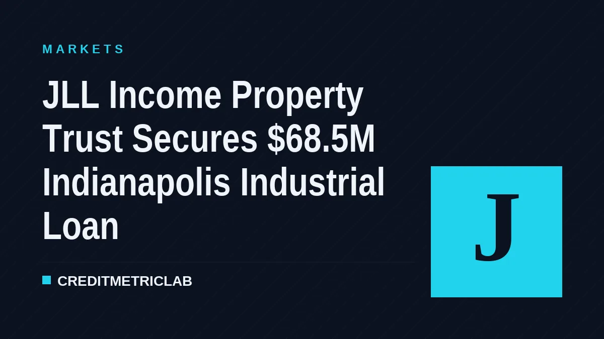 JLL Income Property Trust Secures $68.5M Indianapolis Industrial Loan