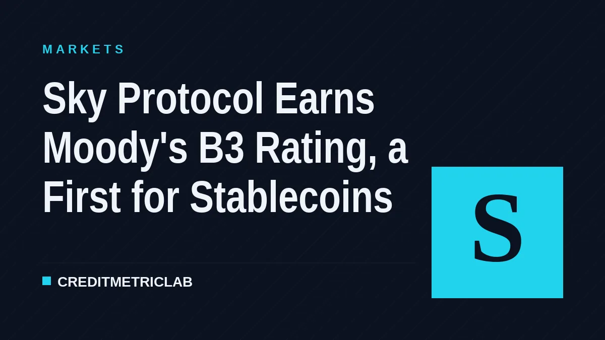 Sky Protocol Earns Moody's B3 Rating, a First for Stablecoins